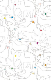 Behang Animals Ivory