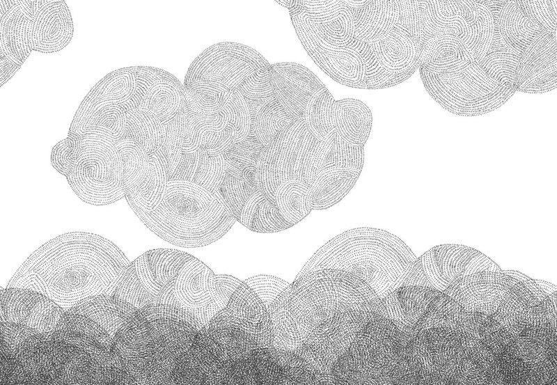 Behang Cloudy