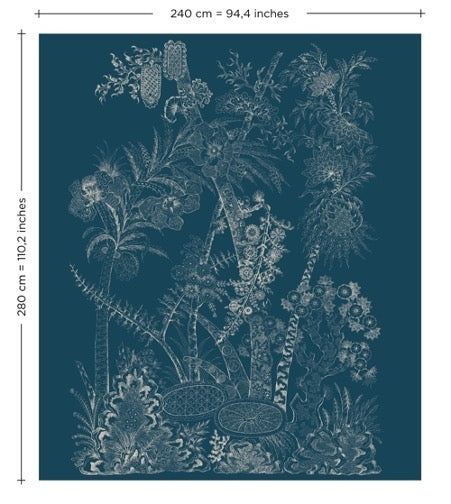 Behang Flora Duck