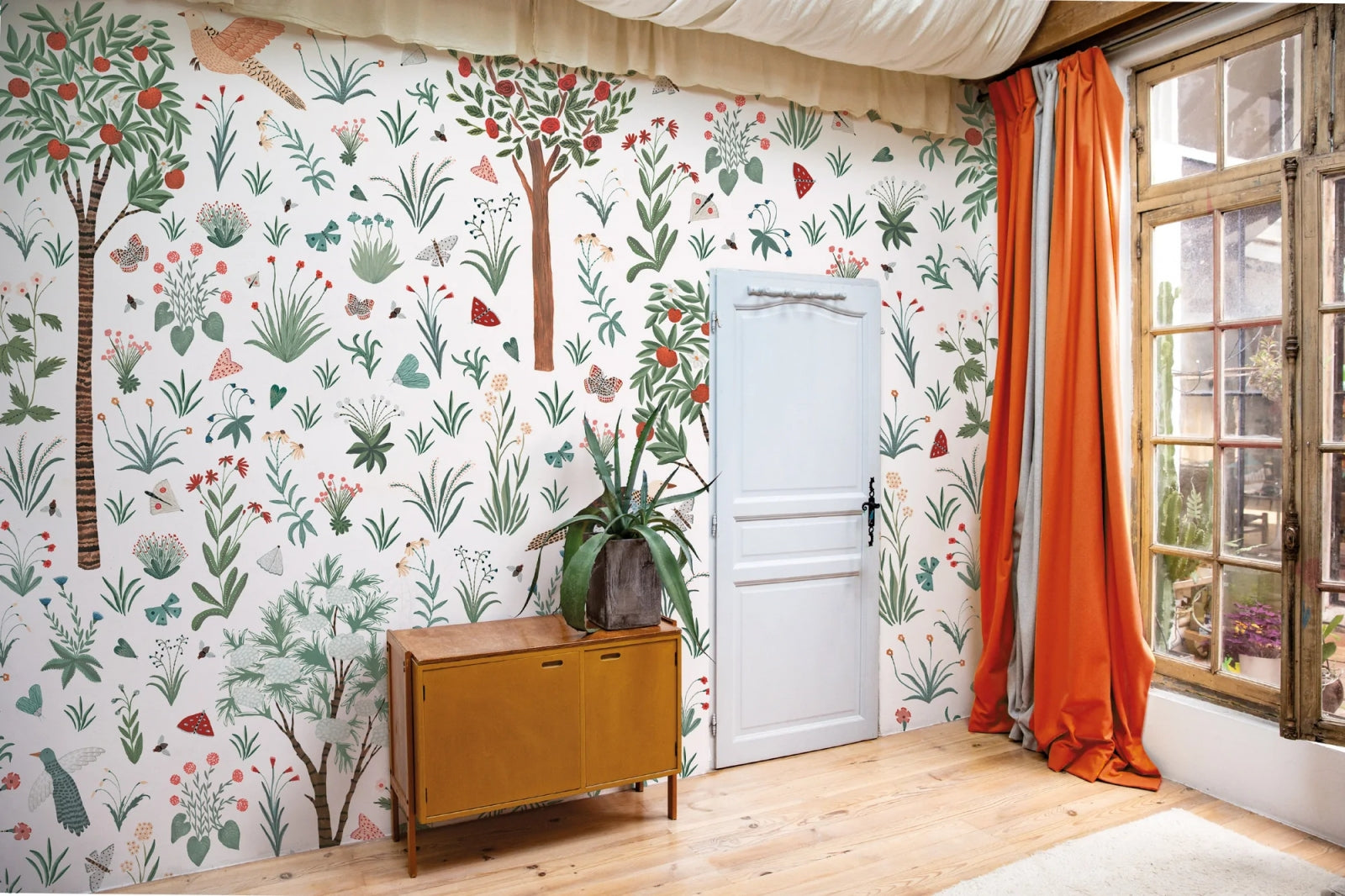 Behang Millefleurs Spring