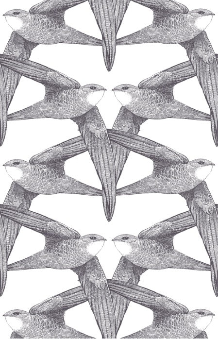 White Birds Regular Mural