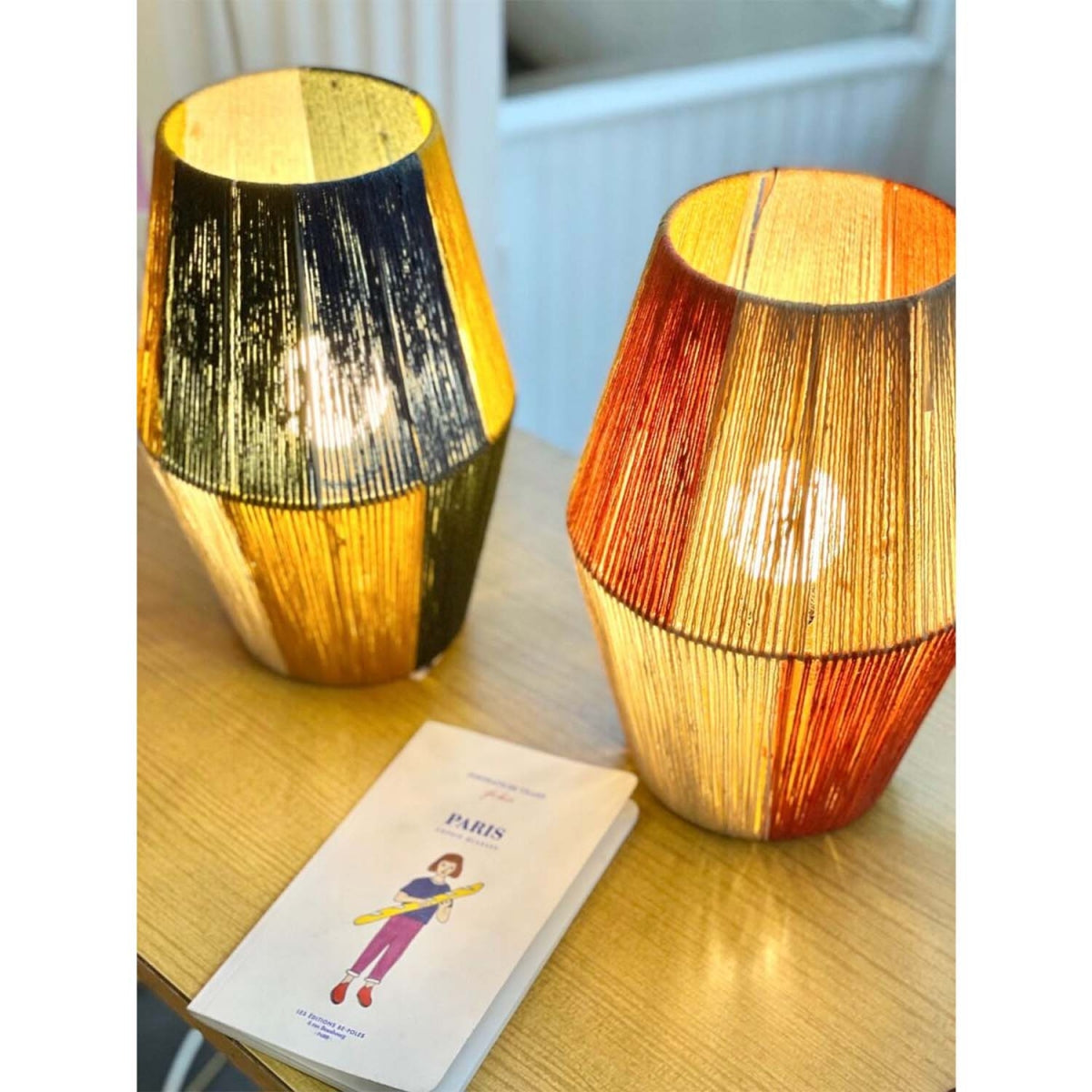 Lamp Indiana-blauw Groen Geel