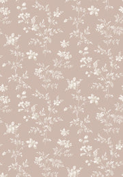 Boråstapeter Ängsblomma — Timeless Traditions vliesbehang in roze, sfeervolle slaapkamer