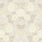 Boråstapeter Dahlia Garden — Falsterbo III, Boråstapeter Selected vliesbehang in beige, sfeervolle slaapkamer