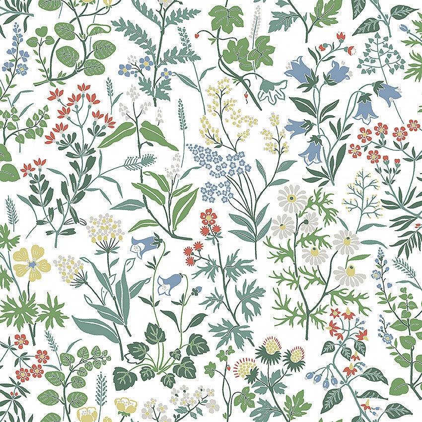 Boråstapeter Flora — Alla Tiders Hus, Icons vliesbehang in multi, sfeervolle slaapkamer
