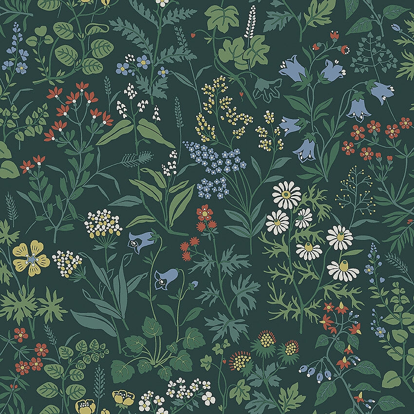 Boråstapeter Flora — Alla Tiders Hus, Icons vliesbehang in multi, sfeervolle woonkamer