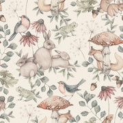Boråstapeter Minou — Newbie Wallpaper vliesbehang in beige, sfeervolle kinderkamer
