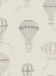Boråstapeter Up In The Sky — Newbie Wallpaper vliesbehang in beige, sfeervolle kinderkamer