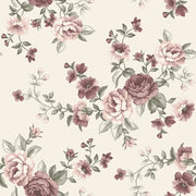 Boråstapeter Nomi — Newbie Wallpaper vliesbehang in beige, sfeervolle slaapkamer