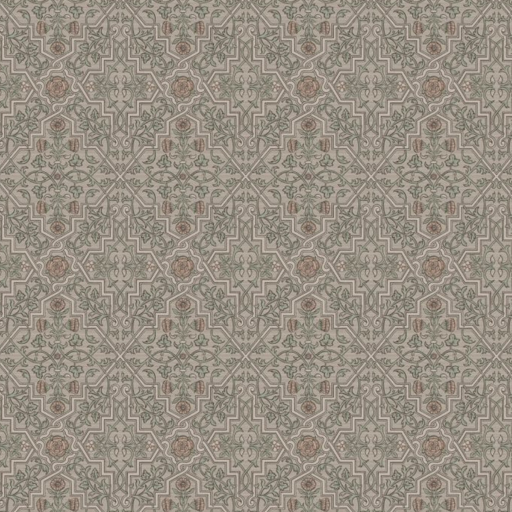 Boråstapeter Rosenvinge — Anno, Icons vliesbehang in beige, sfeervolle slaapkamer