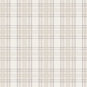 Boråstapeter Tailor´s Tweed — Cottage Garden vliesbehang in beige, sfeervolle slaapkamer