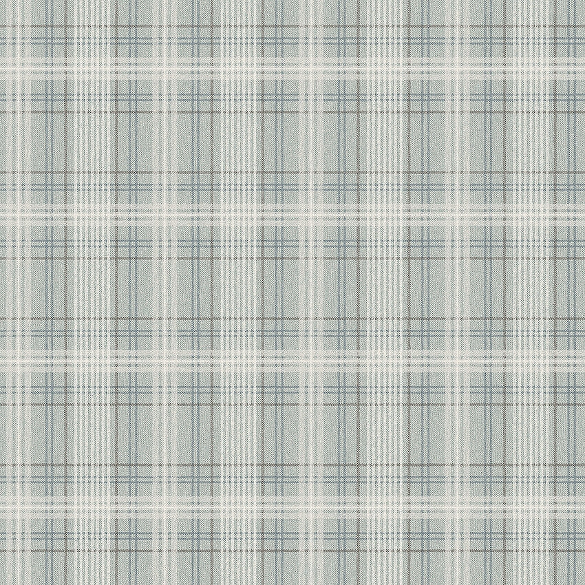 Boråstapeter Tailor´s Tweed — Cottage Garden vliesbehang in turquoise, sfeervolle slaapkamer