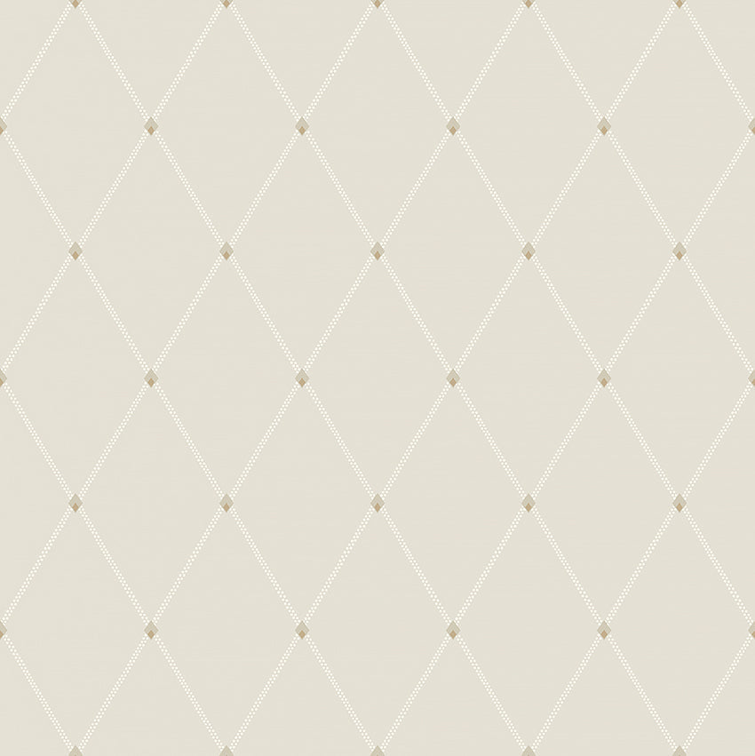 Boråstapeter Fredrik — Timeless Traditions vliesbehang in beige, sfeervolle woonkamer