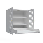 Wandcommode Opklapbaar Harlequin-grey