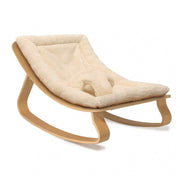 Charlie Crane LEVO Wipstoeltje Beech cream cream — productfoto op witte achtergrond bij Lidor