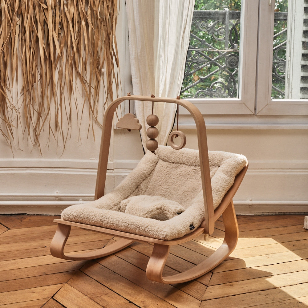 LEVO Wipstoeltje Beech cream