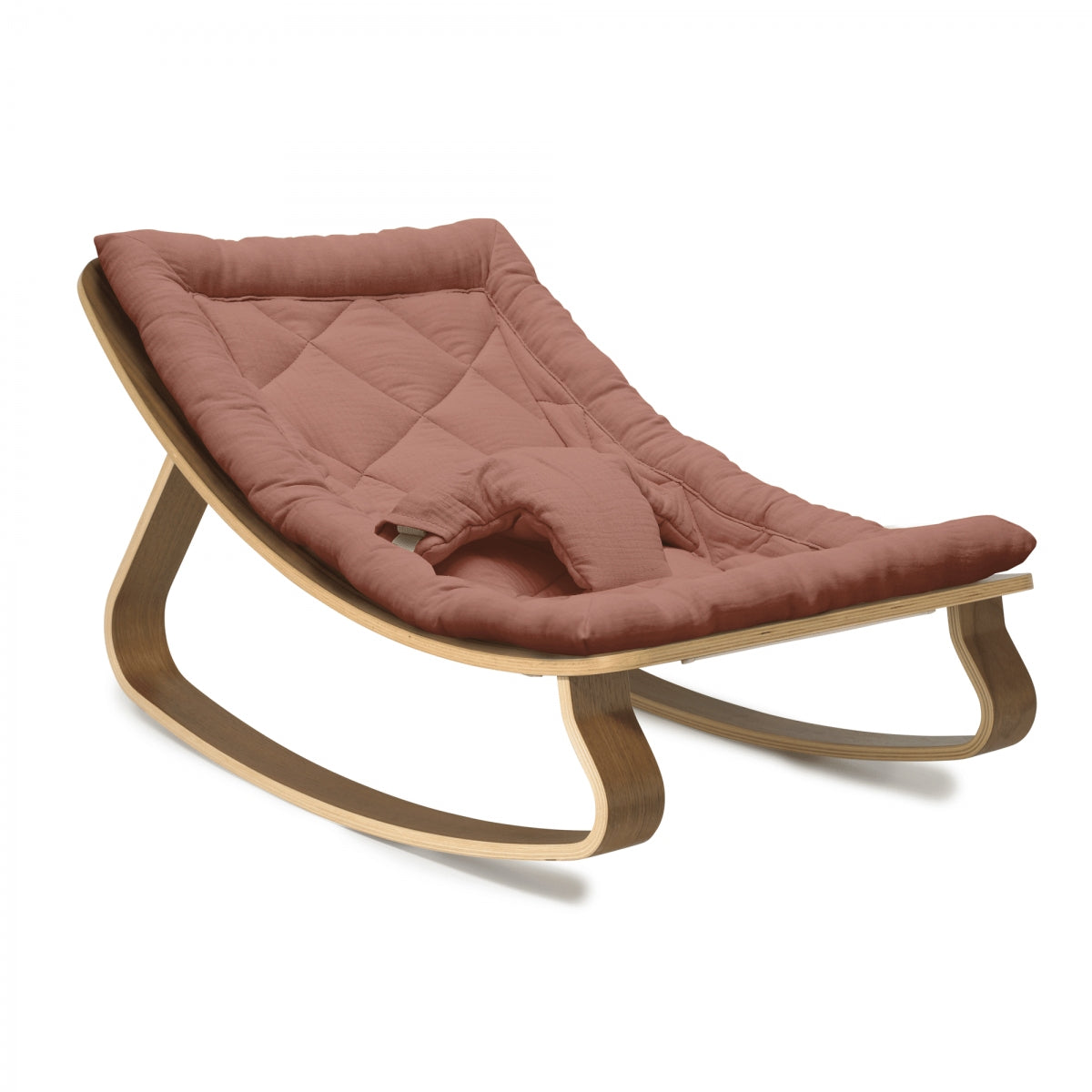 Charlie Crane LEVO Wipstoeltje Walnut Bois de Rose Bois de Rose — productfoto op witte achtergrond bij Lidor