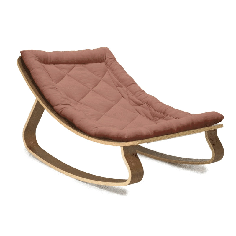 LEVO Wipstoeltje Walnut Bois de Rose