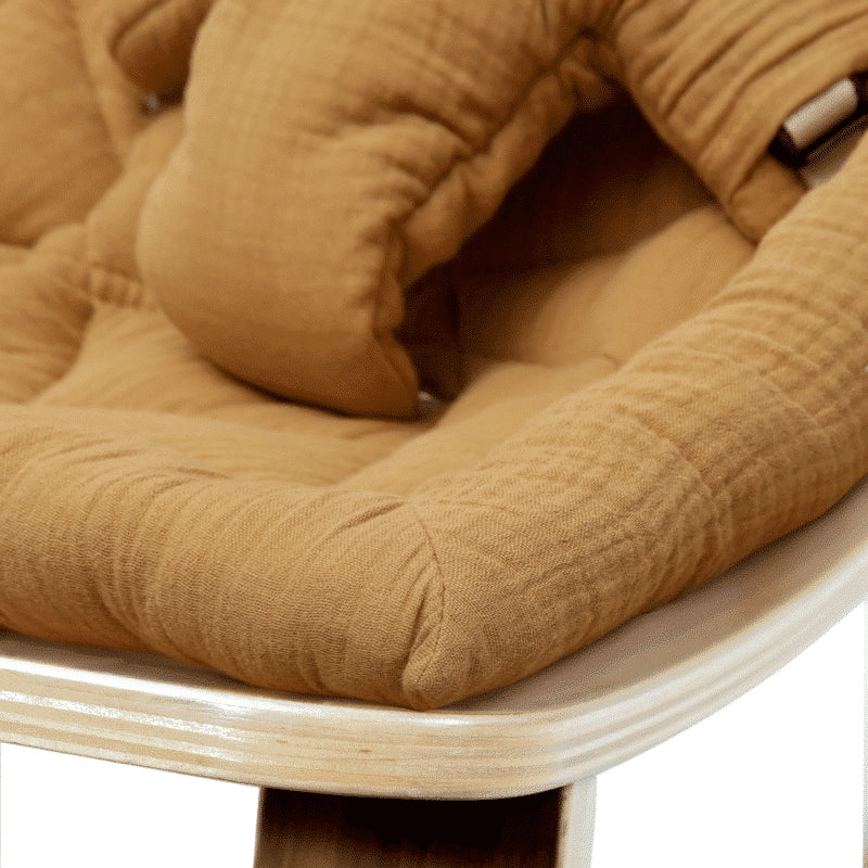 LEVO Wipstoeltje Walnut camel