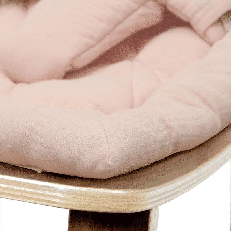 LEVO Wipstoeltje Walnut rose
