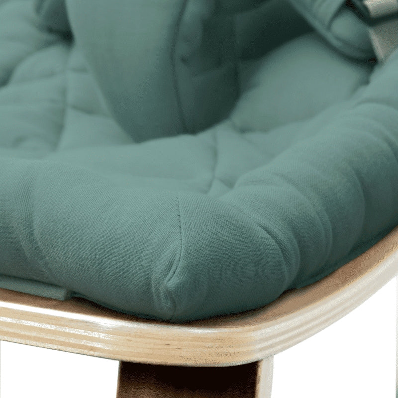 LEVO Wipstoeltje Walnut blue/grey
