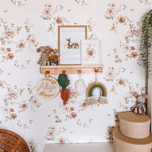 Behang Floral Vintage