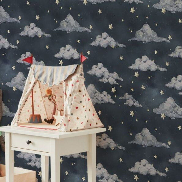 Magic Night Sky Behang