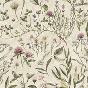 Dekornik Vintage Illustration Behang kinderkamer behang — Scandinavisch design in zachte kleuren voor babykamer en kinderkamer