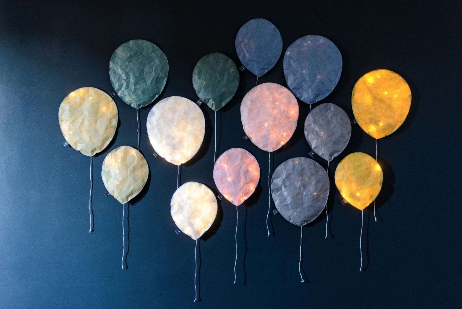 Pewter Blue Lighting Balloon