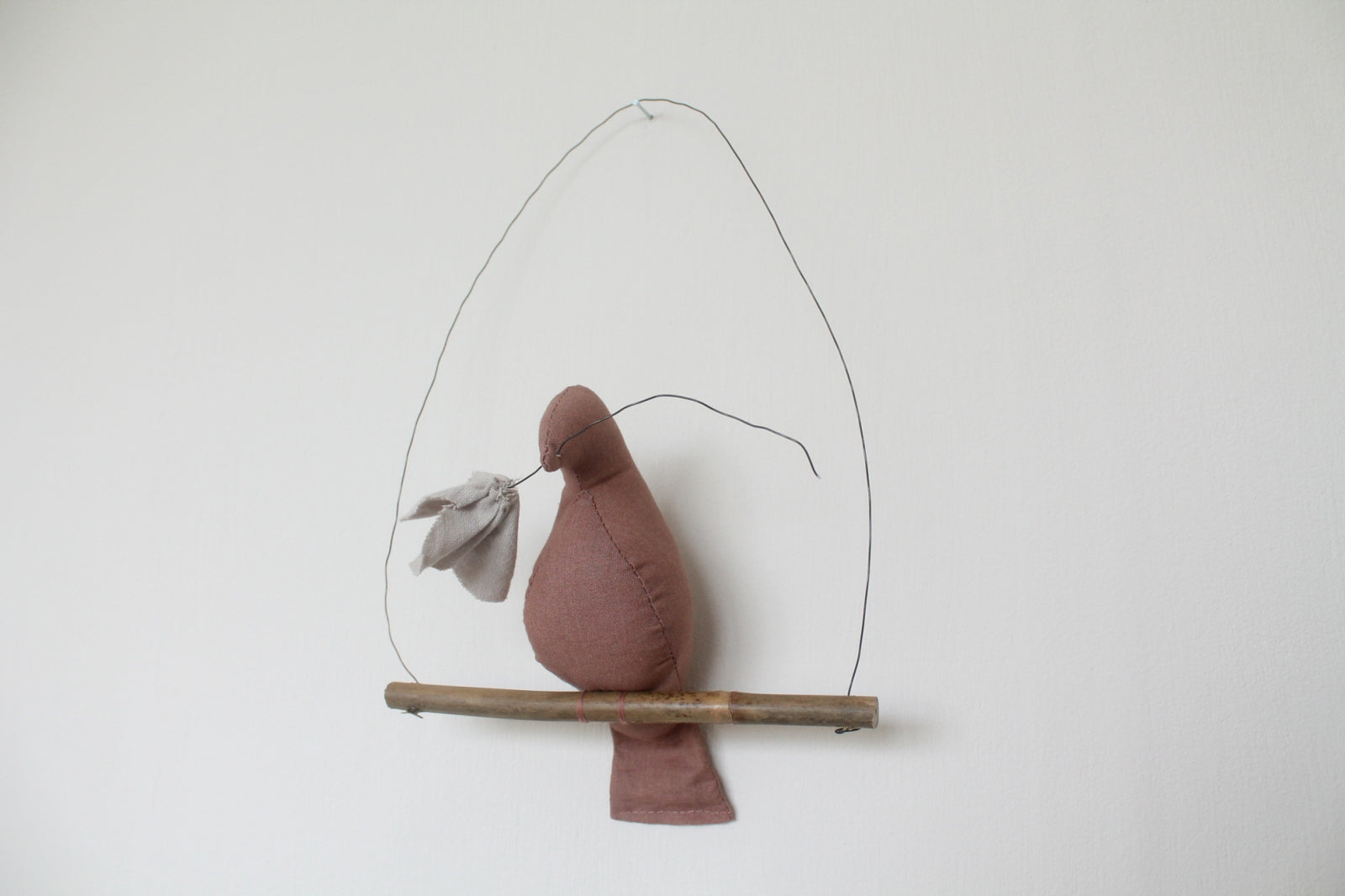Mama Bird Dusty Pink Cotton Flower