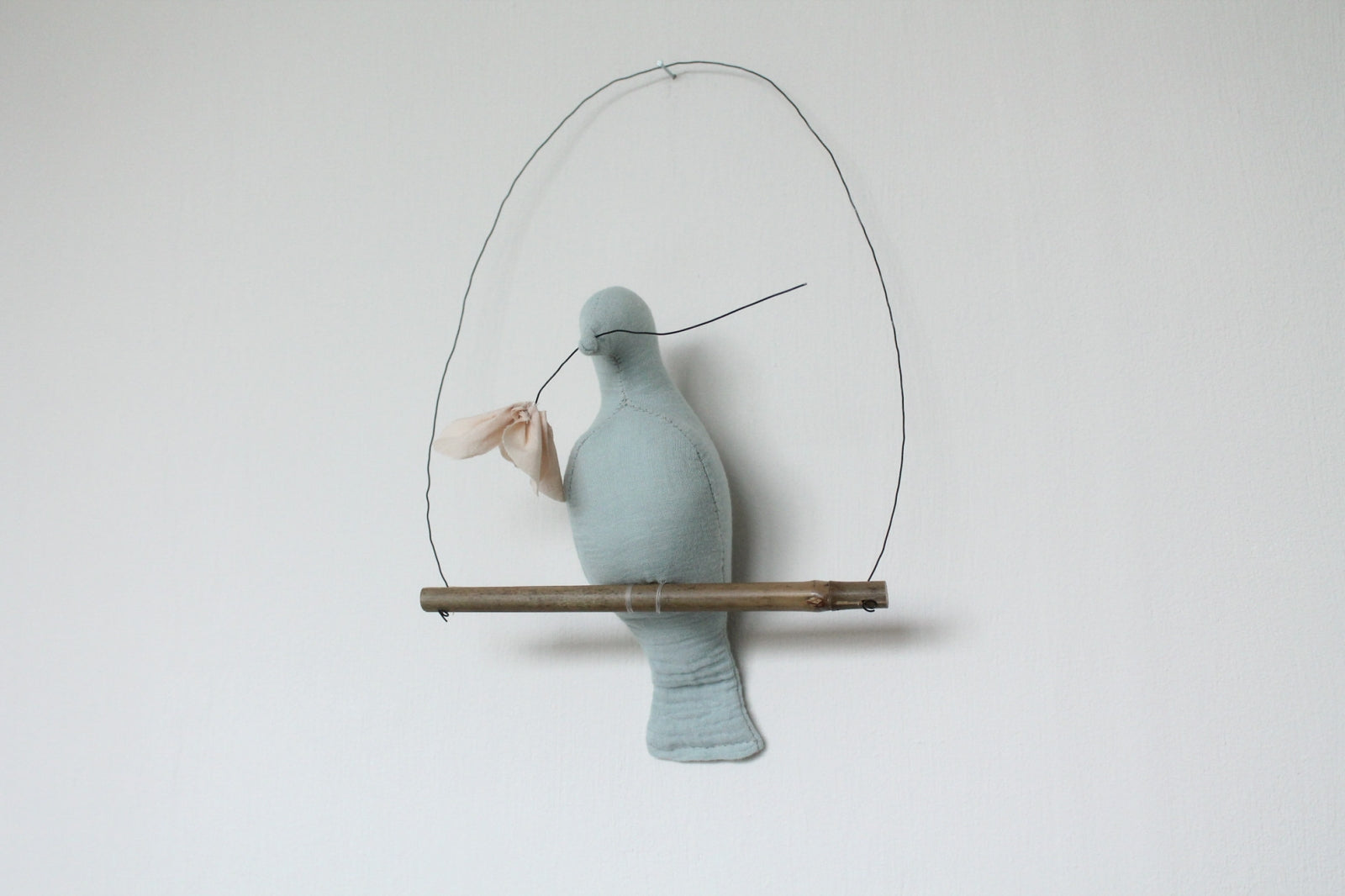 Mama Bird Mint Cotton Flower