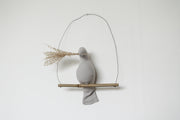 Mama Bird Pebble Grey Cotton Reed Grass