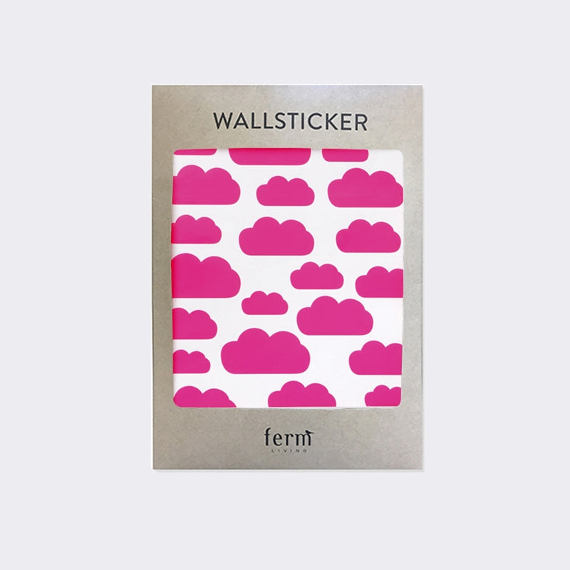 Mini Clouds Muurstickers - Neon