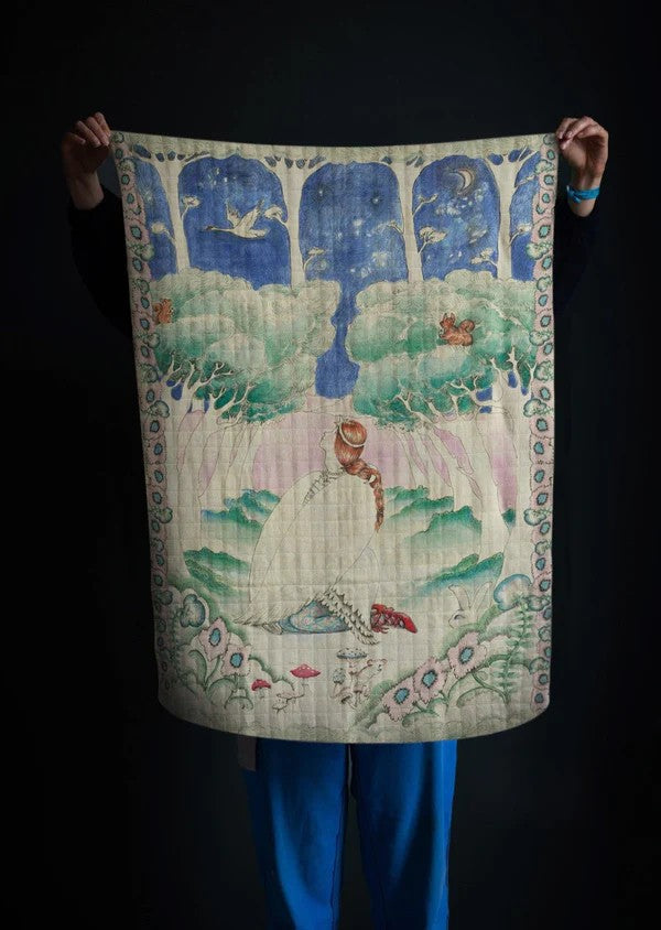Baby Swaddle Wild Swans