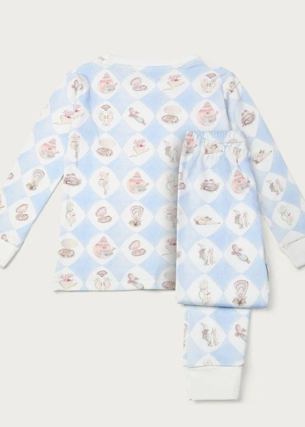 Pyjama Harlequin De La Mer