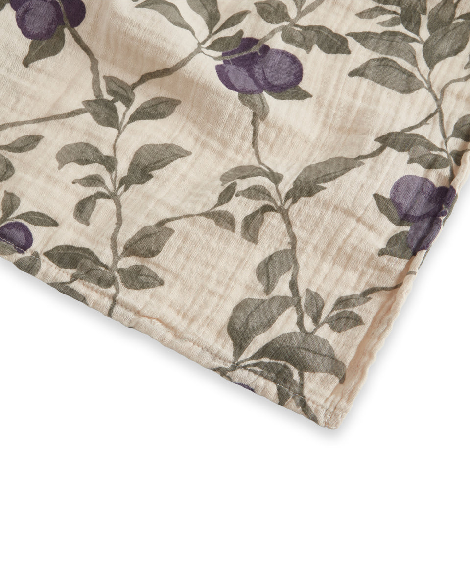 2 Pcs Muslin Cloth Plum