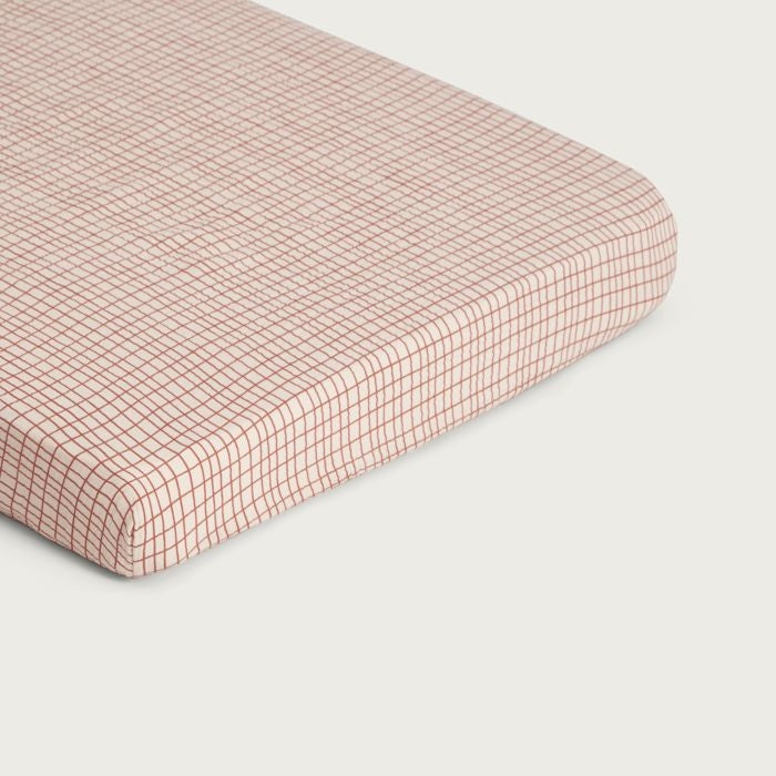 Checks Rust Muslin Hoeslaken