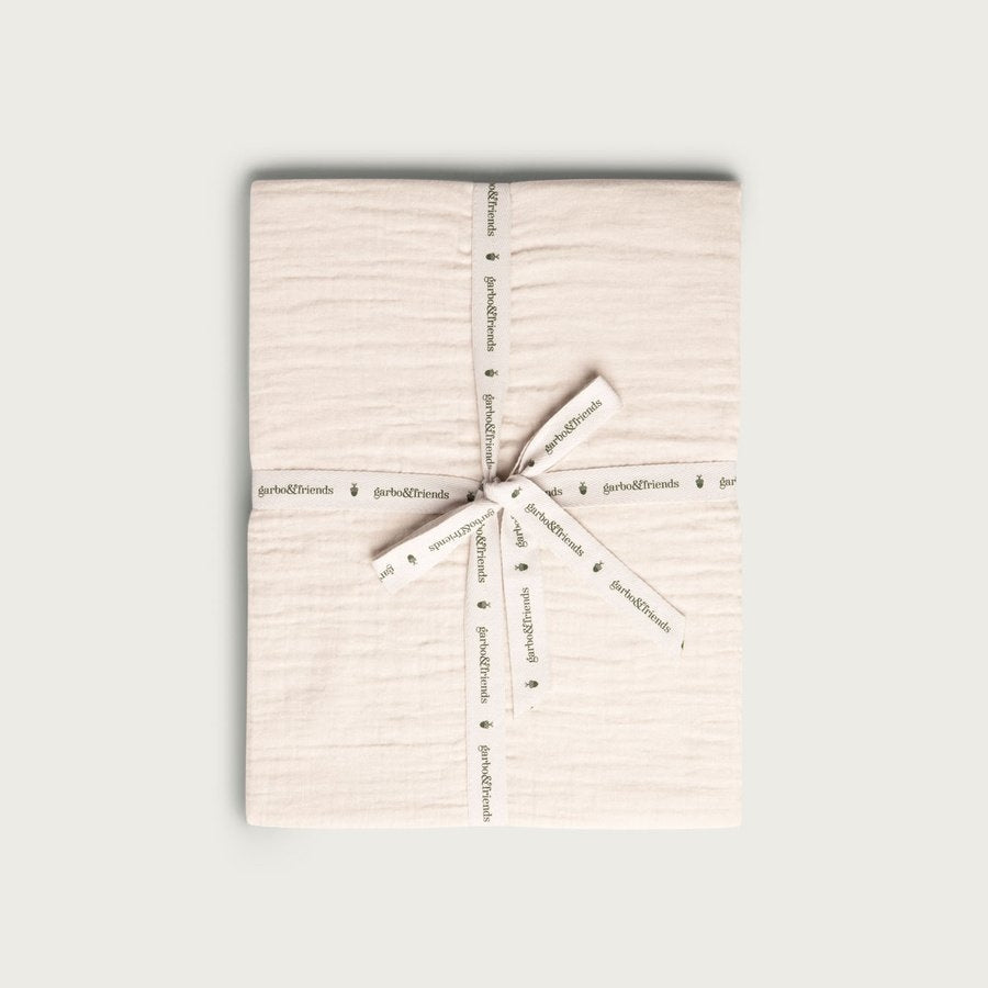 Eggshell Muslin Hoeslaken