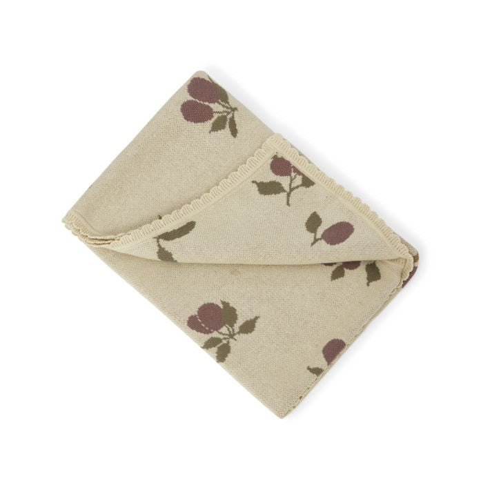 Gebreide Deken Prune Beige