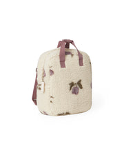 Kids Backpack Prune Beige Pile