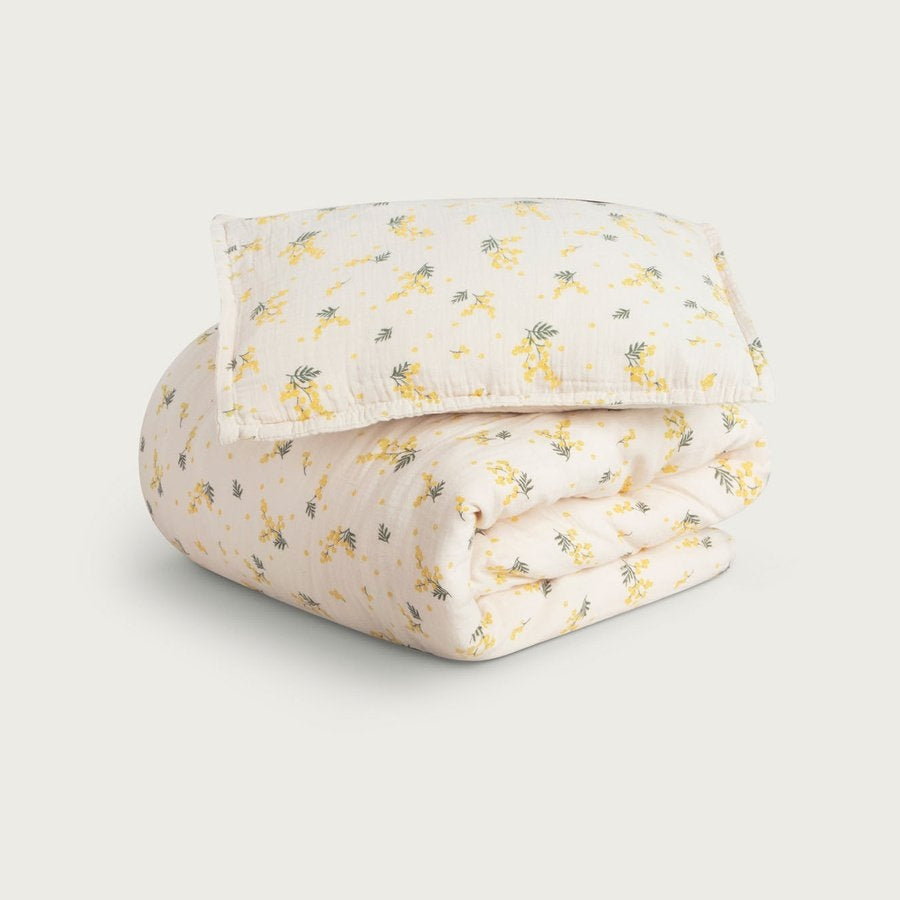 Mimosa Muslin Dekbedovertrekset