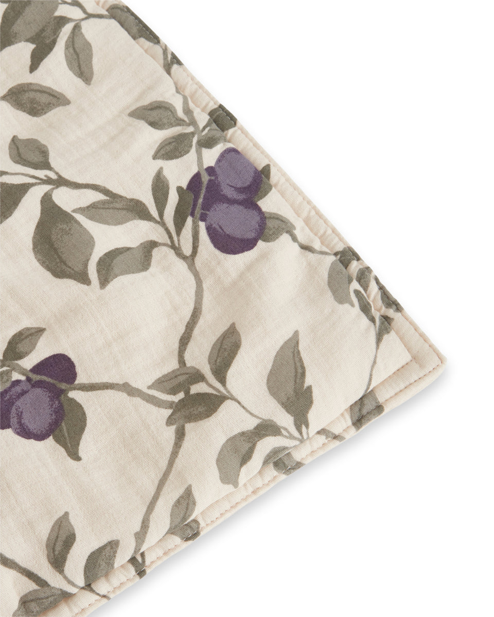 Plum Gevoerde Muslin Deken