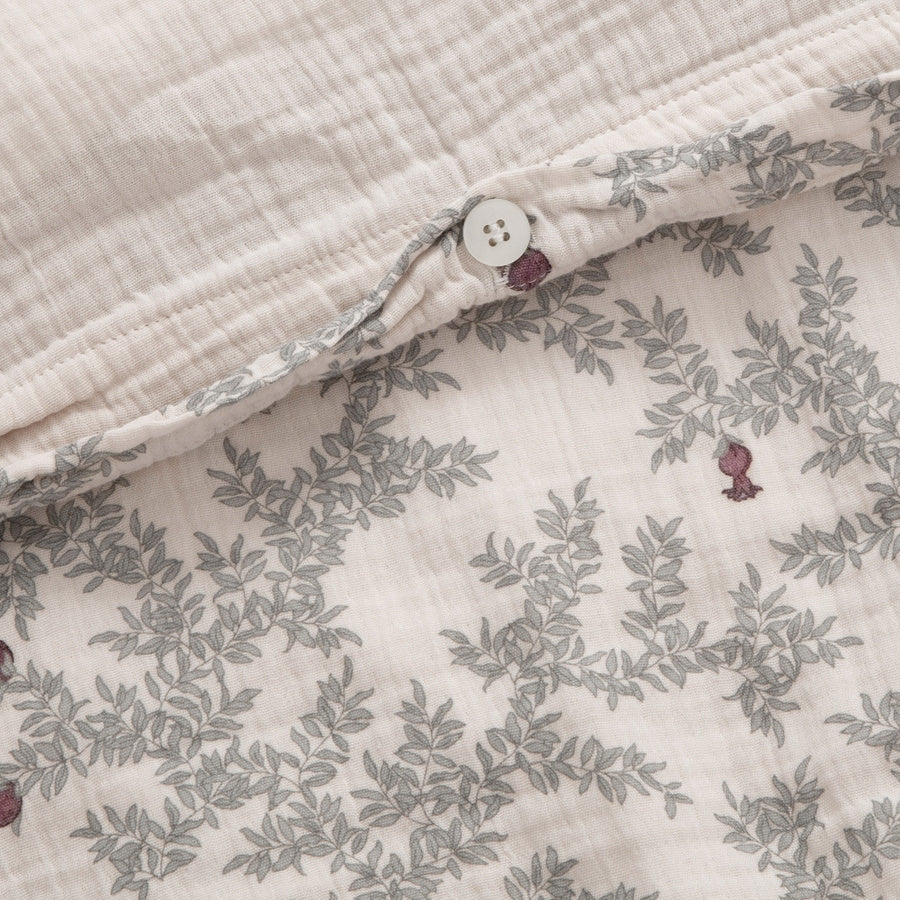 Pomegranate Muslin Dekbedovertrekset