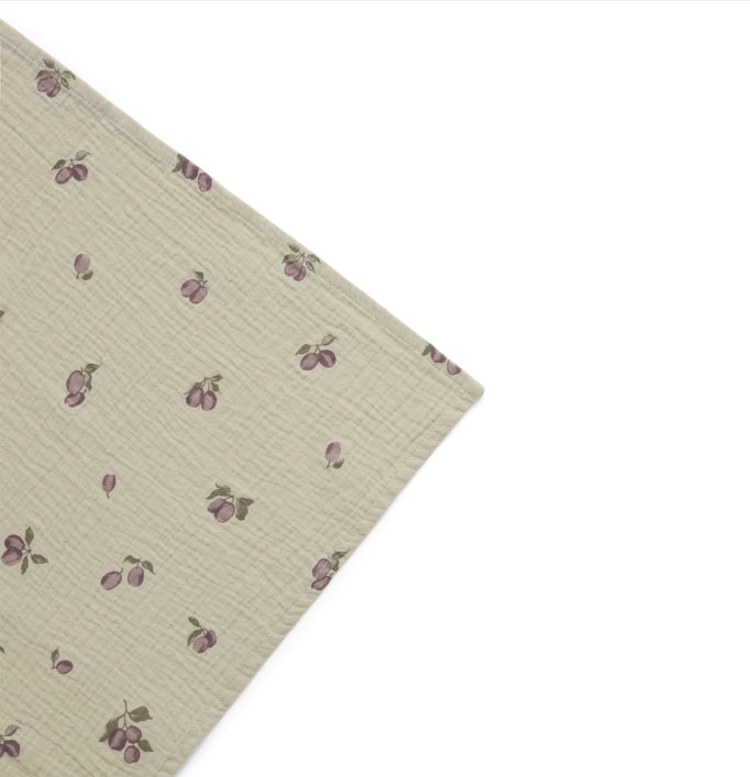 Prune Green Muslin Inbakerdoek