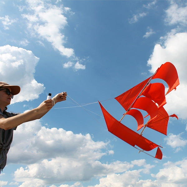 Sailing Ship Kite Flame