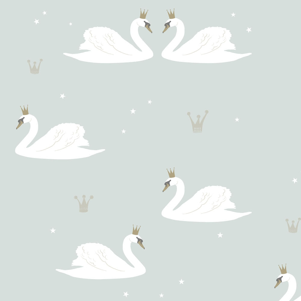 Swan Wallpaper Mint