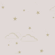 Starry Sky Pale Rose/gold Wallpaper