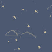 Starry Sky Wallpaper Indigo Gold