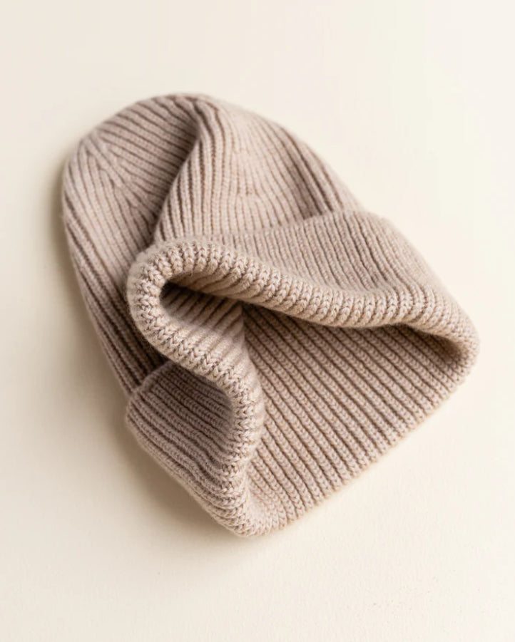 Beanie Fonzie 4m-18m Sand