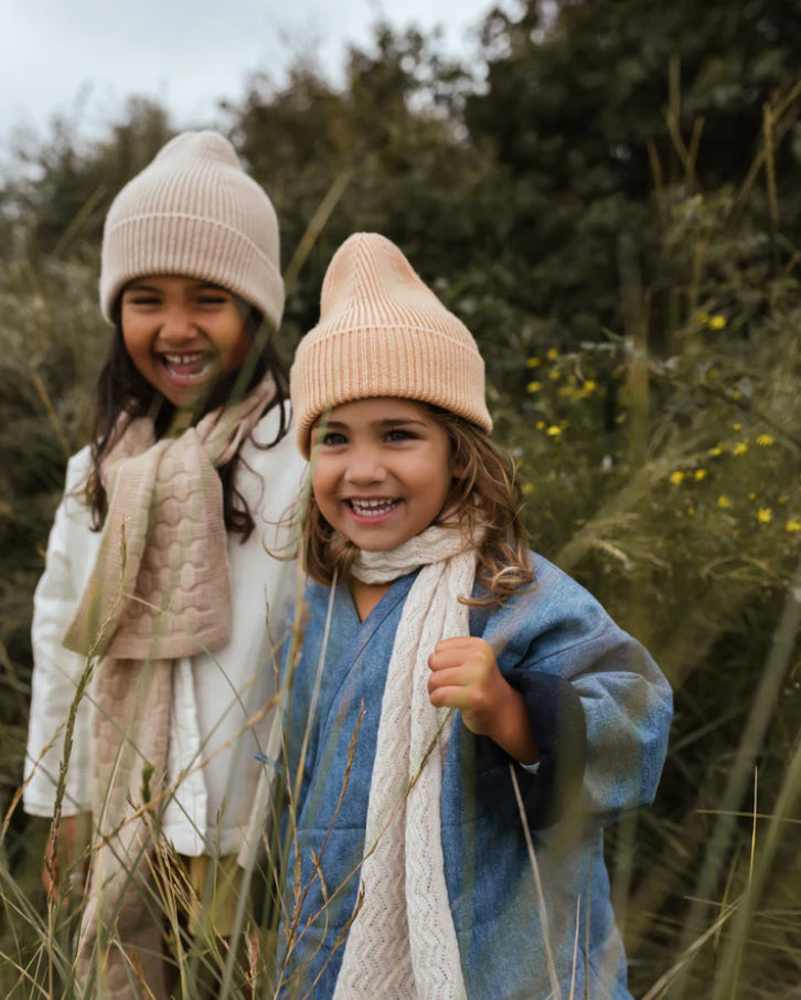 Beanie Fonzie 4m-18m Sand